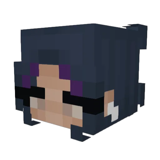 jerii333 Minecraft avatar head, 3D render