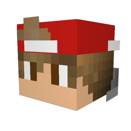 jerkkuli05 Minecraft avatar head, 3D render