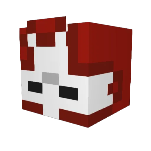 jerkstorg3 Minecraft avatar head, 3D render
