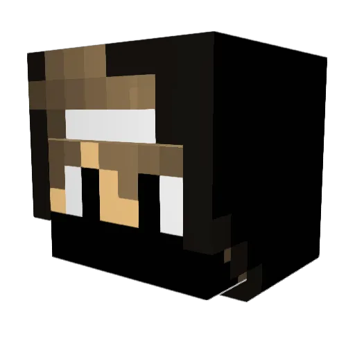 jeroenit Minecraft avatar head, 3D render