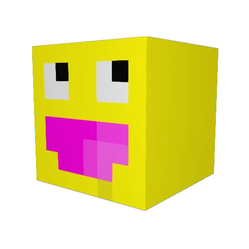 jerom7818 Minecraft avatar head, 3D render