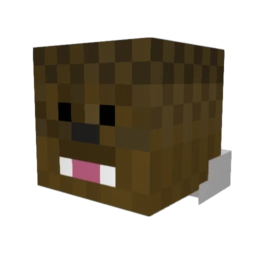 jeromeaff Minecraft avatar head, 3D render