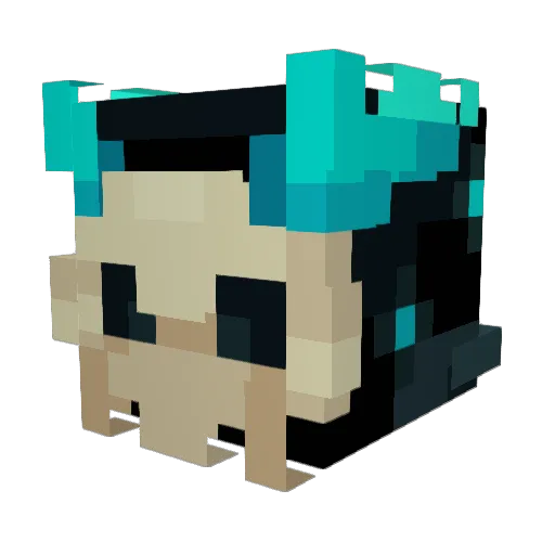 jeromelove08 Minecraft avatar head, 3D render