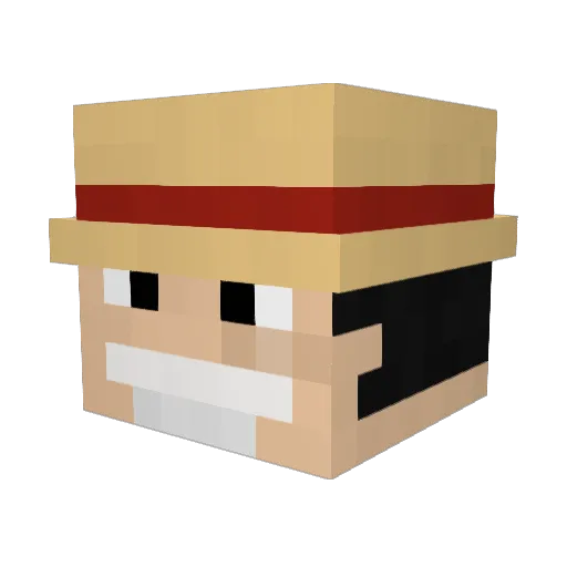 jeromy151 Minecraft avatar head, 3D render