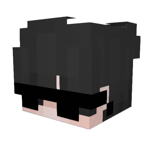 jerrii_ Minecraft avatar head, 3D render