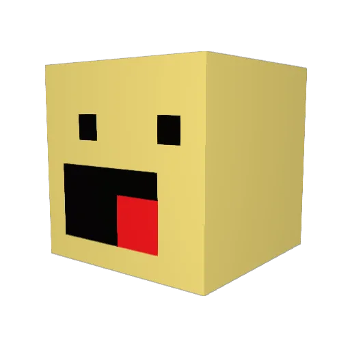 jerry123490 Minecraft avatar head, 3D render