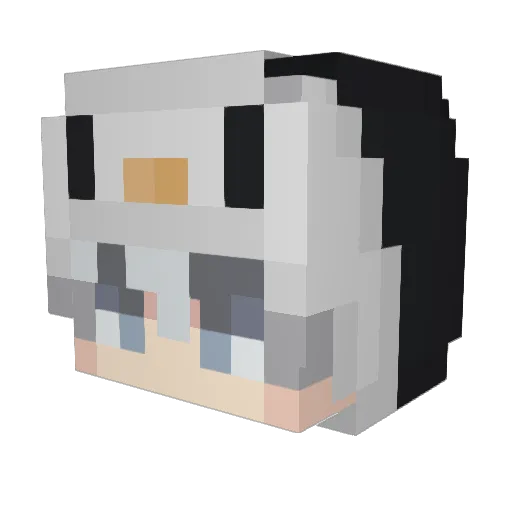 jerry1519140 Minecraft avatar head, 3D render