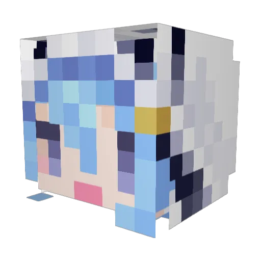 jerry74536 Minecraft avatar head, 3D render