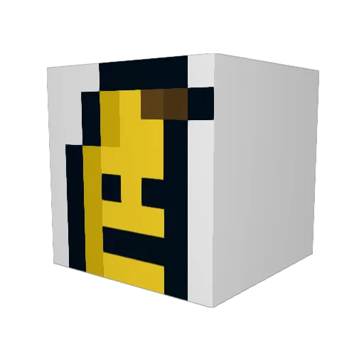jerry87887495 Minecraft avatar head, 3D render