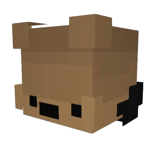 jerry_2011 Minecraft avatar head, 3D render