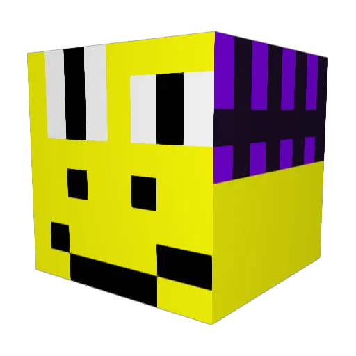 jerrydragon Minecraft avatar head, 3D render