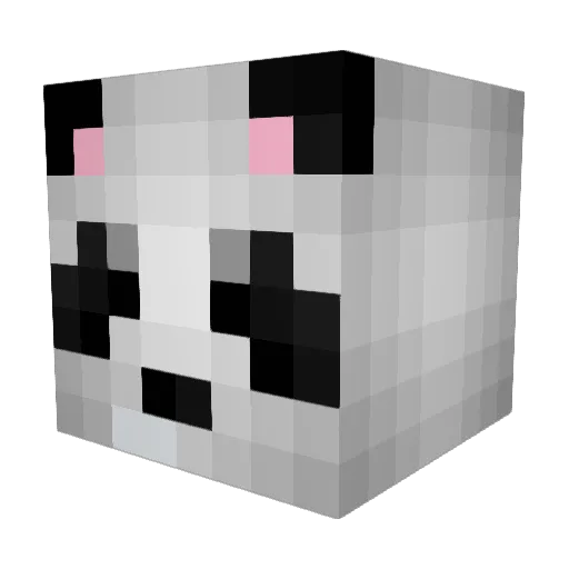 jerrydu2 Minecraft avatar head, 3D render