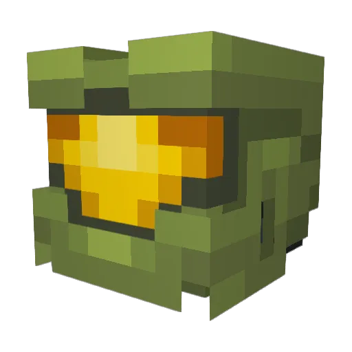 jerrypickles Minecraft avatar head, 3D render