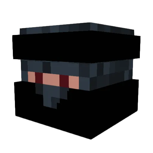 jerrysmithc137 Minecraft avatar head, 3D render