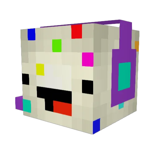 jerrystuff Minecraft avatar head, 3D render