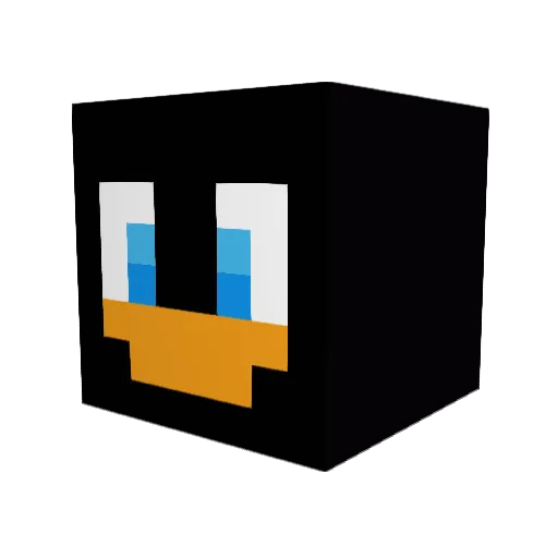 jerseyx92 Minecraft avatar head, 3D render