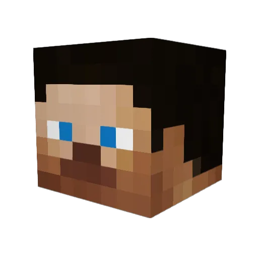 jes0 Minecraft avatar head, 3D render