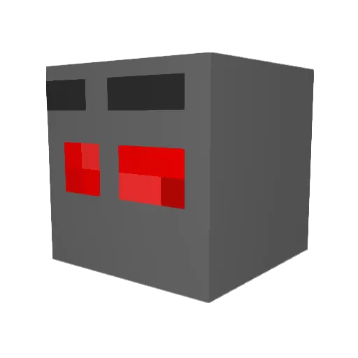 jesdosem Minecraft avatar head, 3D render