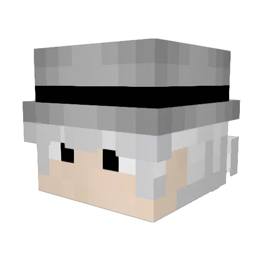 jesitcc Minecraft avatar head, 3D render