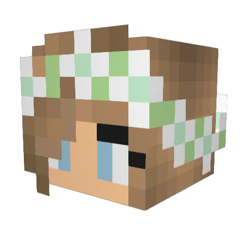 jesper11223344 Minecraft avatar head, 3D render