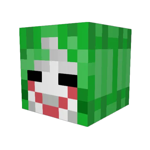 jesperboye Minecraft avatar head, 3D render