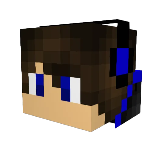 jesperdavidsson Minecraft avatar head, 3D render
