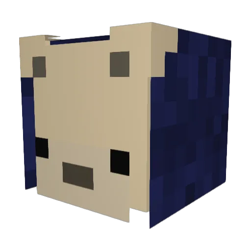 jesperhero Minecraft avatar head, 3D render