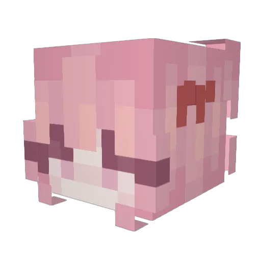 jess984791204 Minecraft avatar head, 3D render