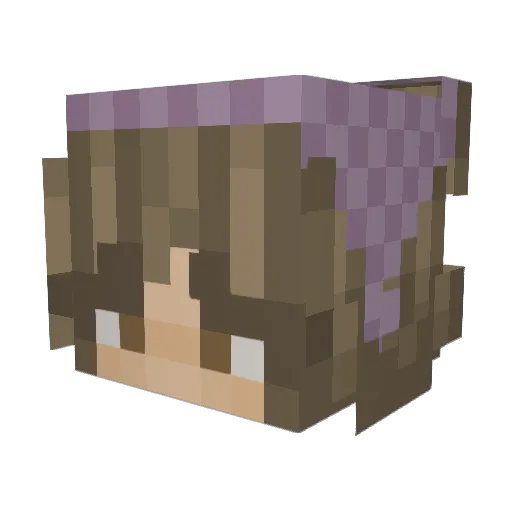 jess_leigh Minecraft avatar head, 3D render