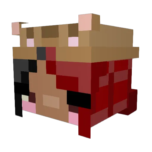 jessamne Minecraft avatar head, 3D render