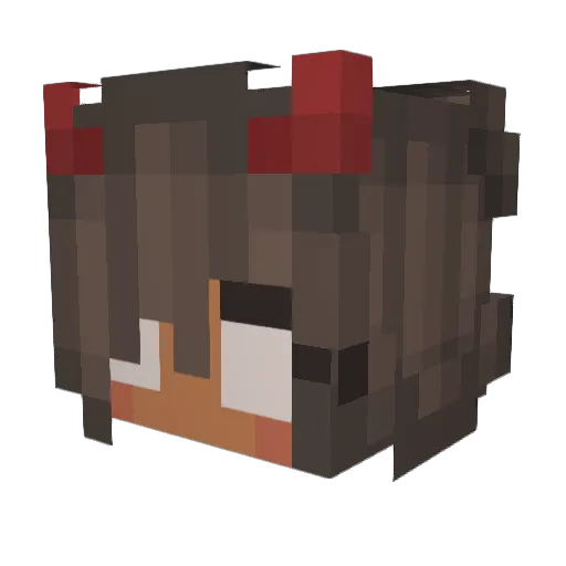 jesscurry Minecraft avatar head, 3D render