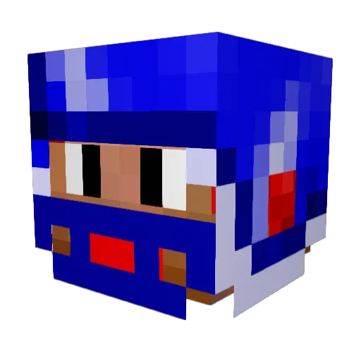 jesse556 Minecraft avatar head, 3D render