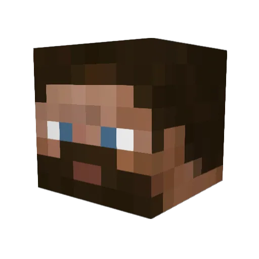 jesse_boy Minecraft avatar head, 3D render