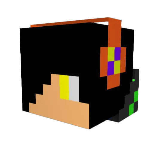 jesseeryan Minecraft avatar head, 3D render