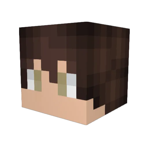 jessejames1910 Minecraft avatar head, 3D render