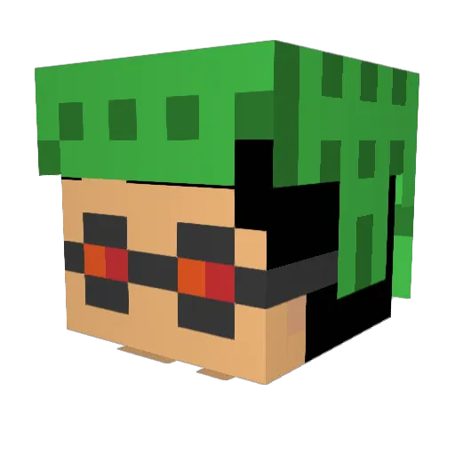 jessepinkman_v Minecraft avatar head, 3D render