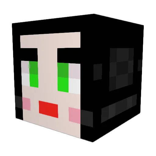 jessfess27 Minecraft avatar head, 3D render