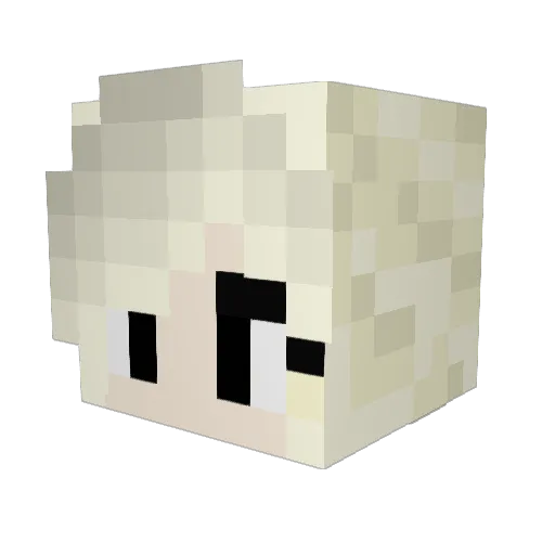 jessicalambley Minecraft avatar head, 3D render