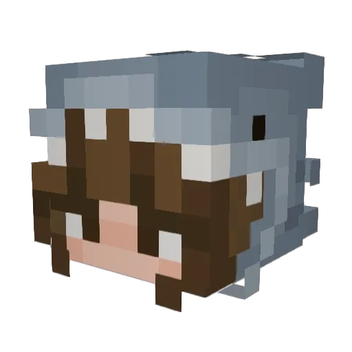jessicapardede Minecraft avatar head, 3D render