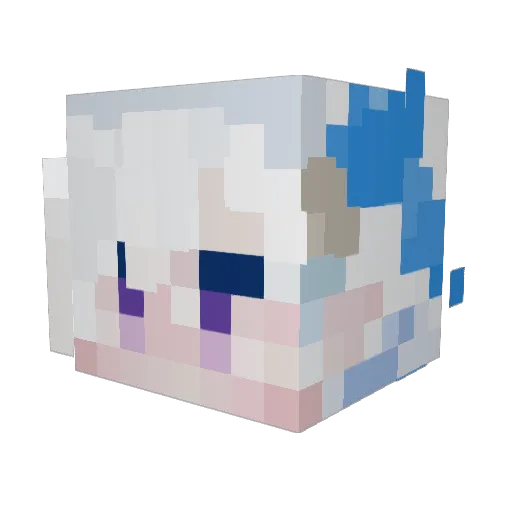 jessiediamond1 Minecraft avatar head, 3D render