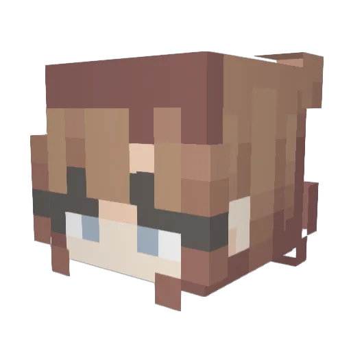 jessimessi02 Minecraft avatar head, 3D render