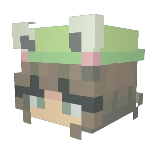 jesslh_ Minecraft avatar head, 3D render