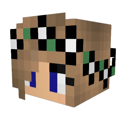 jessmich243 Minecraft avatar head, 3D render