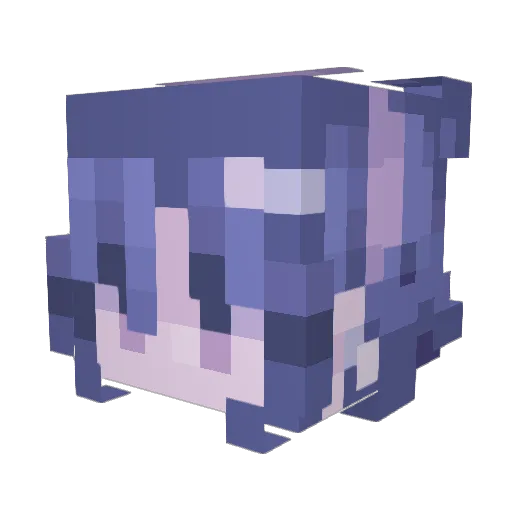 jessvarcoe Minecraft avatar head, 3D render