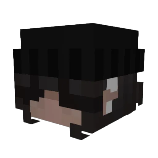 jestemglupia Minecraft avatar head, 3D render
