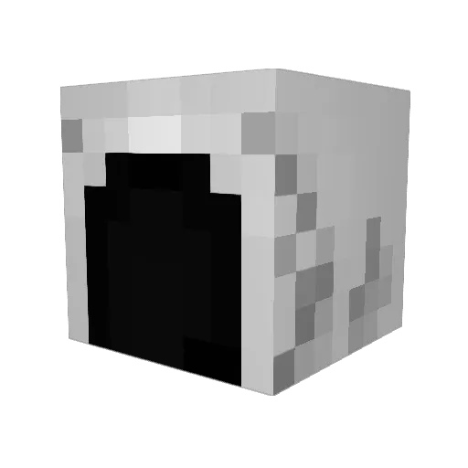 jester249 Minecraft avatar head, 3D render