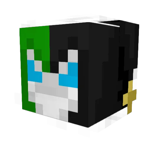 jestref07 Minecraft avatar head, 3D render