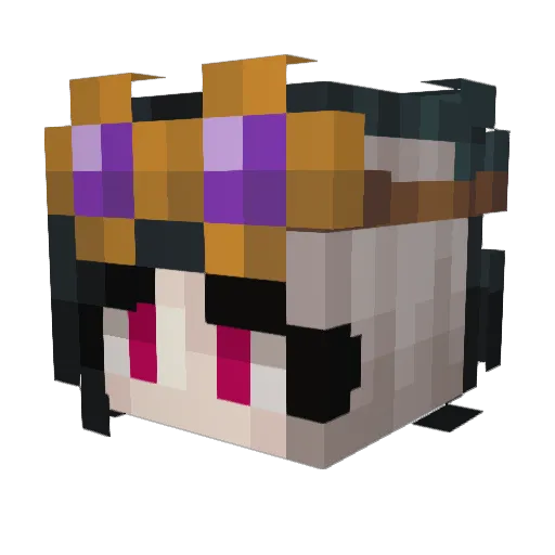 jesuismort64 Minecraft avatar head, 3D render