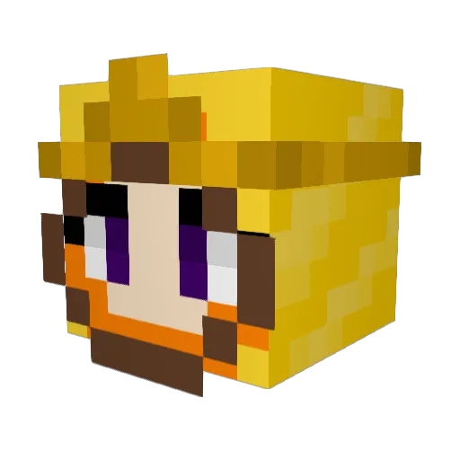 jesus0303 Minecraft avatar head, 3D render