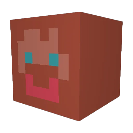 jesus155 Minecraft avatar head, 3D render